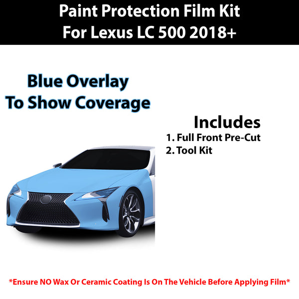 Fits Lexus LC 500 2018+ Precut Premium Paint Protection Film Clear Bra PPF Decal Film Kit