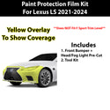 Precut Premium Paint Protection Film Clear Bra PPF Decal Film Kit Cover Fits Lexus LS 2021-2024