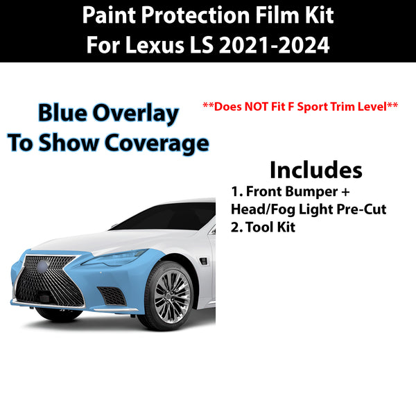 Precut Premium Paint Protection Film Clear Bra PPF Decal Film Kit Cover Fits Lexus LS 2021-2024