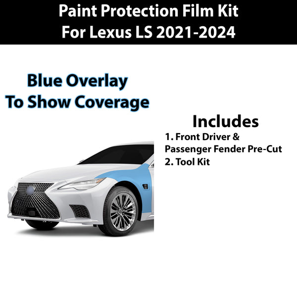 Precut Premium Paint Protection Film Clear Bra PPF Decal Film Kit Cover Fits Lexus LS 2021-2024