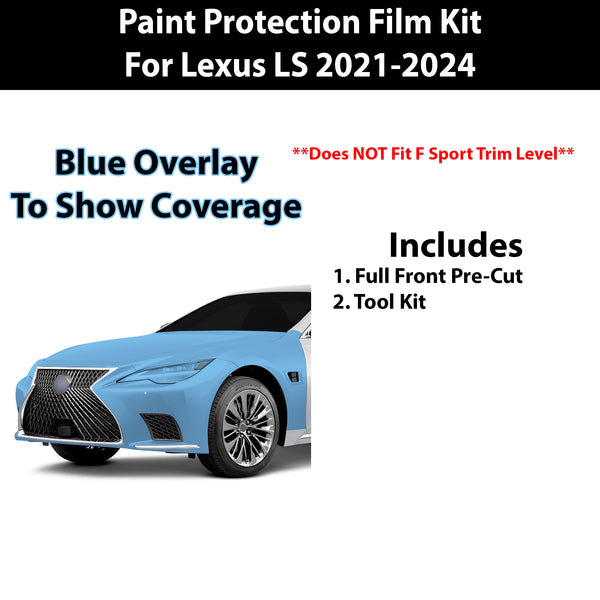 Precut Premium Paint Protection Film Clear Bra PPF Decal Film Kit Cover Fits Lexus LS 2021-2024