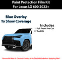 Fits Lexus LX 600 (F Sport) 2022+ Precut Premium Paint Protection Film Clear Bra PPF Decal Film Kit Cover