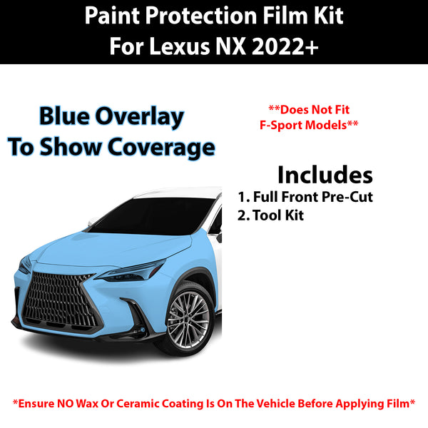 Fits Lexus NX 2022+ Precut Premium Paint Protection Film Clear Bra PPF Decal Film Kit Cover