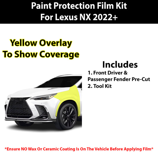 Fits Lexus NX (F Sport) 2022+ Precut Premium Paint Protection Film Clear Bra PPF Decal Film Kit Cover