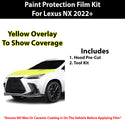 Fits Lexus NX 2022+ Precut Premium Paint Protection Film Clear Bra PPF Decal Film Kit Cover