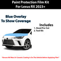 Fits Lexus RX 2023+ Precut Premium Paint Protection Film Clear Bra PPF Decal Film Kit Cover