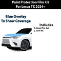 Fits Lexus TX 2024+ Precut Premium Paint Protection Film Clear Bra PPF Decal Film Kit