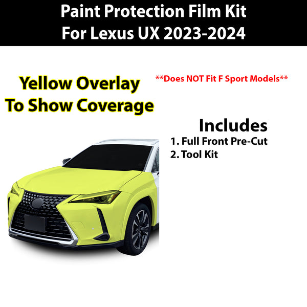 Fits Lexus UX 2023+ Precut Premium Paint Protection Film Clear Bra PPF Decal Film Kit Coverage