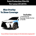 Fits Lexus UX (F Sport) 2019+ Precut Premium Paint Protection Film Clear Bra PPF Decal Film Kit Cover