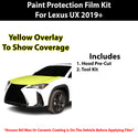 Fits Lexus UX (F Sport) 2019+ Precut Premium Paint Protection Film Clear Bra PPF Decal Film Kit Cover