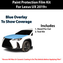 Fits Lexus UX (F Sport) 2019+ Precut Premium Paint Protection Film Clear Bra PPF Decal Film Kit Cover