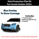 Fits Lincoln Aviator (Grand Touring & Black Label) 2020+ Precut Premium Paint Protection Film Clear Bra PPF Decal Film Kit Cover