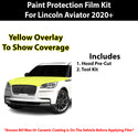 Fits Lincoln Aviator (Standard & Reserve) 2020+ Precut Premium Paint Protection Film Clear Bra PPF Decal Film Kit Cover