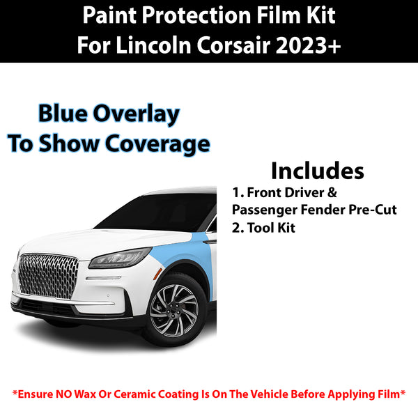 Fits Lincoln Corsair 2023+ Precut Premium Paint Protection Film Clear Bra PPF Decal Film Kit Cover