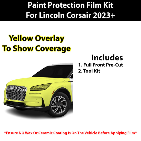 Fits Lincoln Corsair 2023+ Precut Premium Paint Protection Film Clear Bra PPF Decal Film Kit Cover