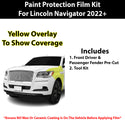 Fits Lincoln Navigator 2022+ Precut Premium Paint Protection Film Clear Bra PPF Decal Film Kit Cover