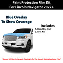 Fits Lincoln Navigator 2022+ Precut Premium Paint Protection Film Clear Bra PPF Decal Film Kit Cover