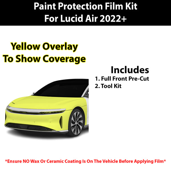 Fits Lucid Air 2022+ Precut Premium Paint Protection Film Clear Bra PPF Decal Film Kit Cover