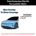 Fits Lucid Air 2022+ Precut Premium Paint Protection Film Clear Bra PPF Decal Film Kit Cover