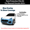 Fits Maserati Grecale (Modena & GT) 2023+ Precut Premium Paint Protection Film Clear Bra PPF Decal Film Kit Cover