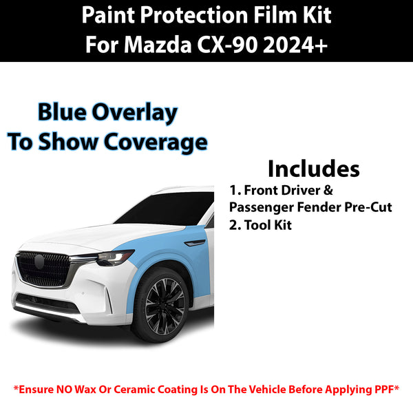 Fits Mazda CX-90 2024+ Precut Premium Paint Protection Film Clear Bra PPF Decal Film Kit