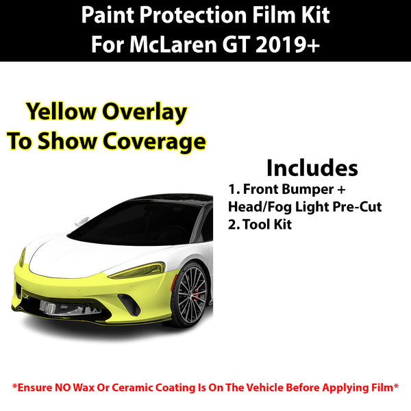 Fits McLaren GT 2019+ Precut Premium Paint Protection Film Clear Bra PPF Decal Film Kit Cover