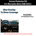 For Mercedes-Benz EQB 2022+ Scratch Resistant Shatter Proof Infotainment Clear Screen Protection Film