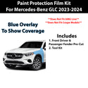 Fits Mercedes Benz GLC300 2023-2024 Precut Premium Paint Protection Film Clear Bra PPF Decal Film Kit Cover