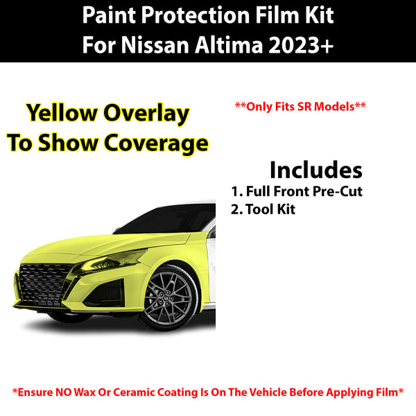 Fits Nissan Altima (SR) 2023+ Precut Premium Paint Protection Film Clear Bra PPF Decal Film Kit Cover