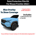 Fits Nissan Frontier (PRO-X & PRO-4X) 2022+ Precut Premium Paint Protection Film Clear Bra PPF Decal Film Kit Cover