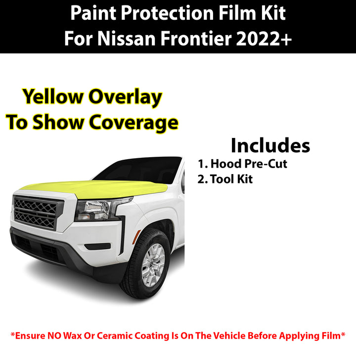 Fits Nissan Frontier (S & SV) 2022+ Precut Premium Paint Protection Film Clear Bra PPF Decal Film Kit Cover - Bogar Tech Designs