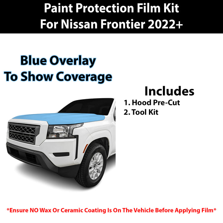 Fits Nissan Frontier (S & SV) 2022+ Precut Premium Paint Protection Film Clear Bra PPF Decal Film Kit Cover - Bogar Tech Designs