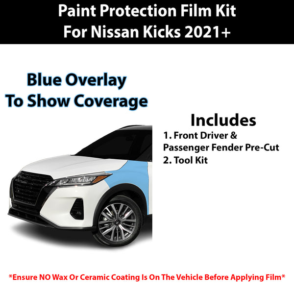 Fits Nissan Kicks 2021+ Precut Premium Paint Protection Film Clear Bra PPF Decal Film Kit Cover