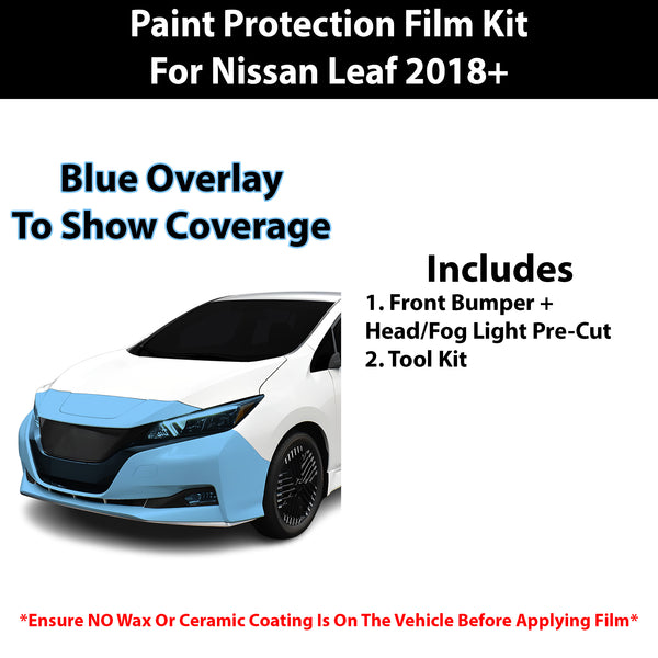 Fits Nissan Leaf 2018+ Precut Premium Paint Protection Film Clear Bra PPF Decal Film Kit Cover