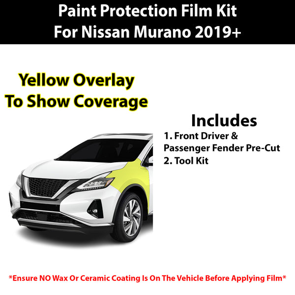 Fits Nissan Murano 2019+ Precut Premium Paint Protection Film Clear Bra PPF Decal Film Kit Cover