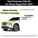 Fits Nissan Rogue 2021-2023 Precut Premium Paint Protection Film Clear Bra PPF Decal Film Kit Cover