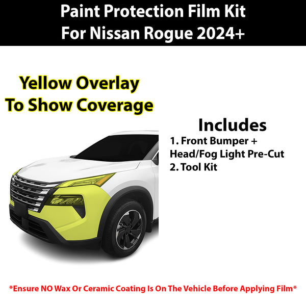 Fits Nissan Rogue 2024+ Precut Premium Paint Protection Film Clear Bra PPF Decal Film Kit Cover