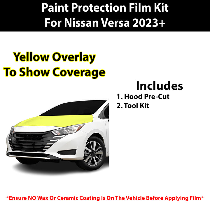 Fits Nissan Versa 2023+ Precut Premium Paint Protection Film Clear Bra PPF Decal Film Kit Cover - Bogar Tech Designs