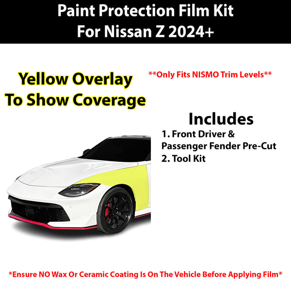 Fits Nissan Z (NISMO) 2024+ Precut Premium Paint Protection Film Clear Bra PPF Decal Film Kit Cover