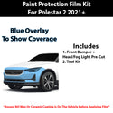 Fits Polestar 2 2021+ Precut Premium Paint Protection Film Clear Bra PPF Decal Film Kit Cover