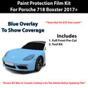 Fits Porsche 718 Boxster 2017+ Precut Premium Paint Protection Film Clear Bra PPF Decal Film Kit Cover