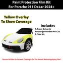 Fits Porsche 911 Dakar 2024+ Precut Premium Paint Protection Film Clear Bra PPF Decal Film Kit Cover