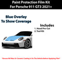 Fits Porsche 911 GT3 2021+ Precut Premium Paint Protection Film Clear Bra PPF Decal Film Kit Cover