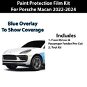 Fits Porsche Macan 2022+ Precut Premium Paint Protection Film Clear Bra PPF Decal Film Kit Cover