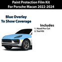 Fits Porsche Macan 2022+ Precut Premium Paint Protection Film Clear Bra PPF Decal Film Kit Cover