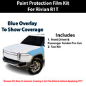 Fits Rivian R1T 2022+ Precut Premium Paint Protection Film Clear Bra PPF Decal Film Kit