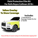 Fits Rolls Royce Cullinan 2018+ Precut Premium Paint Protection Film Clear Bra PPF Decal Film Kit Cover