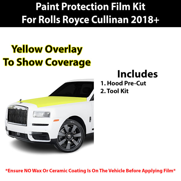 Fits Rolls Royce Cullinan 2018+ Precut Premium Paint Protection Film Clear Bra PPF Decal Film Kit Cover