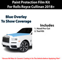 Fits Rolls Royce Cullinan 2018+ Precut Premium Paint Protection Film Clear Bra PPF Decal Film Kit Cover