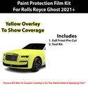 Fits Rolls Royce Ghost 2021+ Precut Premium Paint Protection Film Clear Bra PPF Decal Film Kit Cover